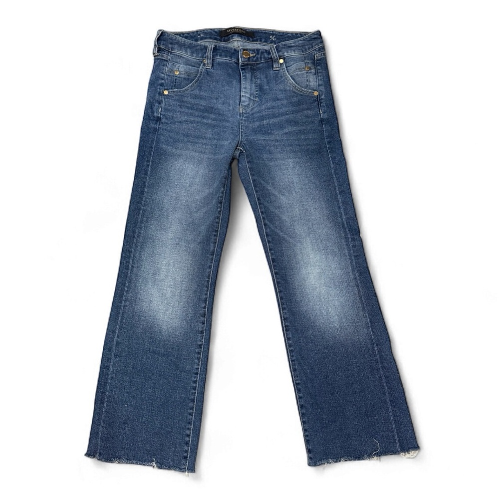 Liverpool Los Angeles The Flare Jeans Women’s Medium Wash Raw Hem - Size: 4/27